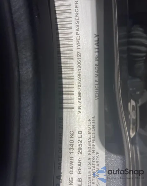 ZAM57XSA9H1206127